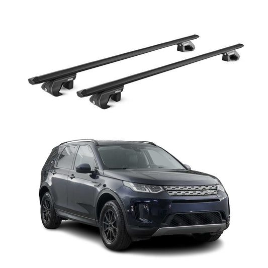 Dachträger für Land Rover Discovery Sport 2015-2025 5 tür 90kg Alu ABE Schwarz OMAC DE