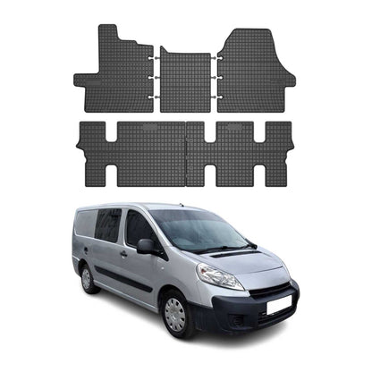 OMAC Gummi Fußmatten für Citroen Jumper 2006-2025 Automatten Gummi Schwarz 5tlg OMAC DE