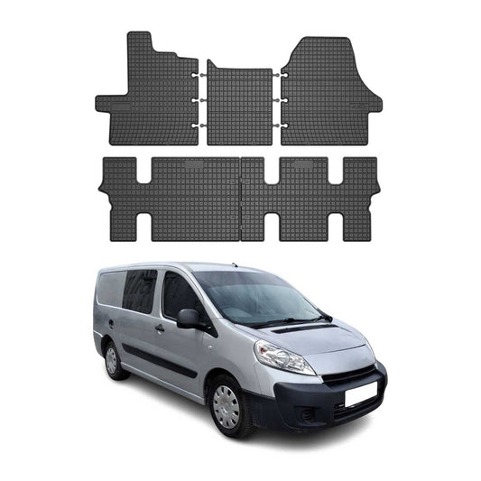 OMAC Gummi Fußmatten für Citroen Jumper 2006-2025 Automatten Gummi Schwarz 5tlg OMAC DE