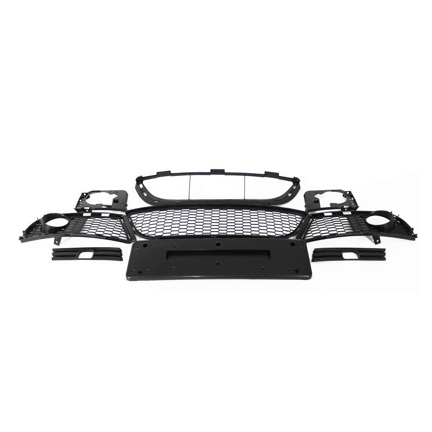 JOM Stoßstange für BMW E90/ E91 LCI 2008-2011 ohne PDC Schwarz OMAC DE