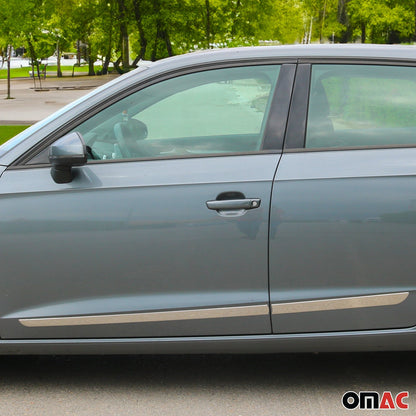 Türschutzleiste Seitentürleiste Türleisten für Citroen C4 2004-2010 Edelstahl 4x OMAC DE
