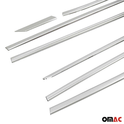 Seitentürleiste Fensterleisten für Peugeot 3008 Active P84 2016-2024 Chrom Satz OMAC DE