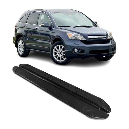 Trittbretter Seitenschweller für Honda CR-V 2007-2012 Aluminium Schwarz 2tlg OMAC DE