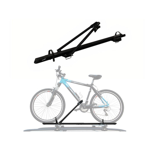 Fahrradträger Dachfahrradträger bis 17kg Aluminium Schwarz Fahrradhalter OMAC DE