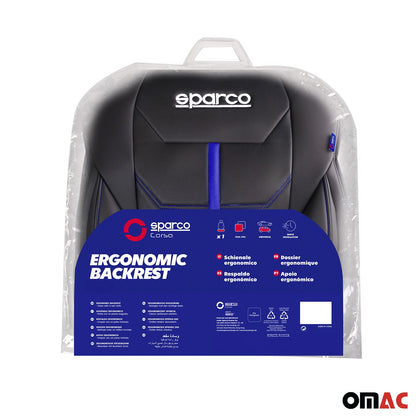SPARCO Sitzkissen Sitzauflage Sitzschoner Universal Schwarz Blau Sitzschutz OMAC DE
