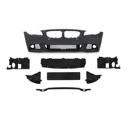 JOM Frontstoßstange für BMW 5er F10 Limo F11 Touring 2010-2017 Schwarz OMAC DE