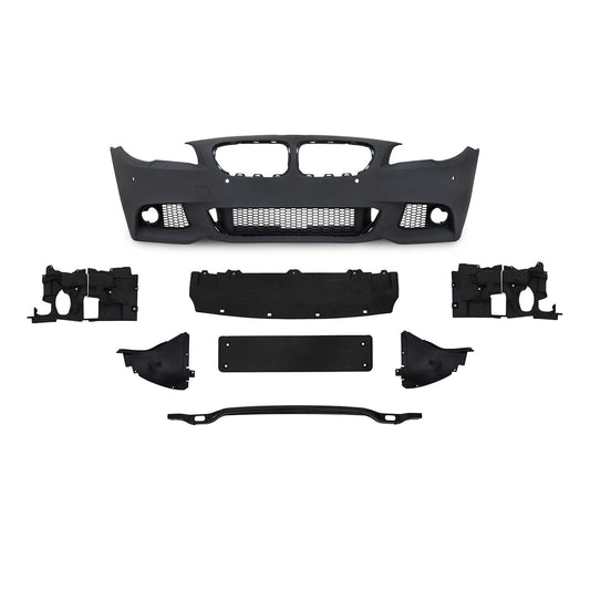 JOM Frontstoßstange für BMW 5er F10 Limo F11 Touring 2010-2017 Schwarz OMAC DE