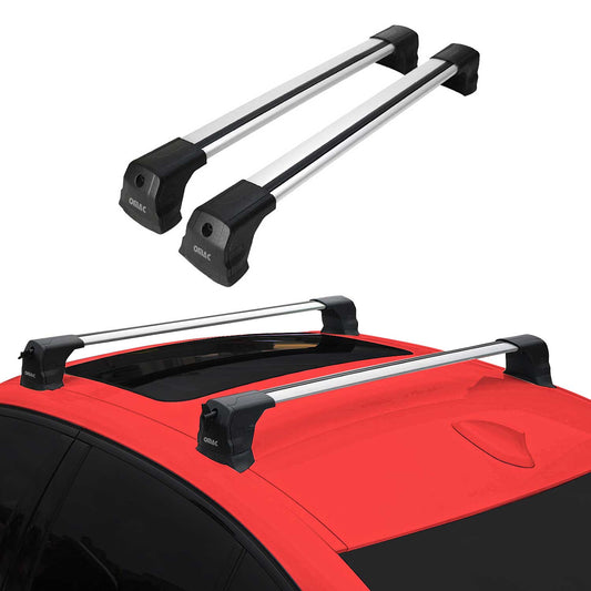 Dachträger Grundtäger für Citroen Berlingo 1996-2008 75kg Aluminium Silber 2x OMAC DE