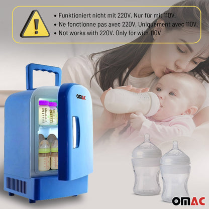 Mini Kühlschrank 4 Liter Kühler & Wärmer 12V DC Portable für Auto OMAC DE