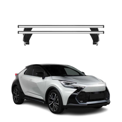 Menabo Dachträger Grundträger für Toyota C-HR mk2 2023-2025 Alu Grau 2tlg OMAC DE