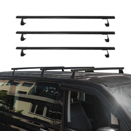 Dachträger für Ford Transit Custom / Tourneo Custom 2023-2025 75kg Schwarz 3tlg OMAC DE