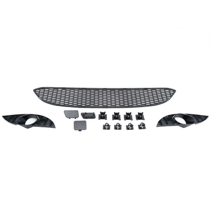 JOM Stoßstange für BMW E60 Limo 2003-2010 / E61 Touring 2004-2010 Schwarz OMAC DE