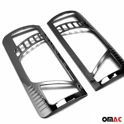 Stoplicht Rahmen für Ford Transit Tourneo Connect 2009-2013 Abs Dark Chrom OMAC DE