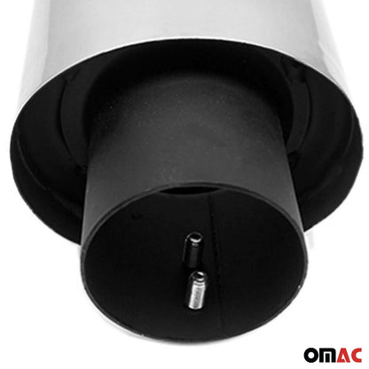 Auspuffblende Endrohr für Mercedes C Klasse CLC 1993-2024 Edelstahl Chrom 1tlg OMAC DE