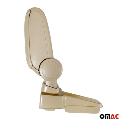 Mittelarmlehne Armlehne Mittelkonsole für VW Golf Bora 1997-2006 PU-Leder Beige OMAC DE