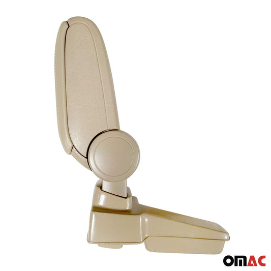 Mittelarmlehne Armlehne Mittelkonsole für VW Golf Bora 1997-2006 PU-Leder Beige OMAC DE