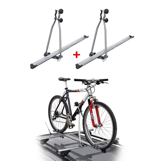 2x Menabo Fahrradträger Huggy bis 15kg ABE Stahl Dachfahrradträger OMAC DE