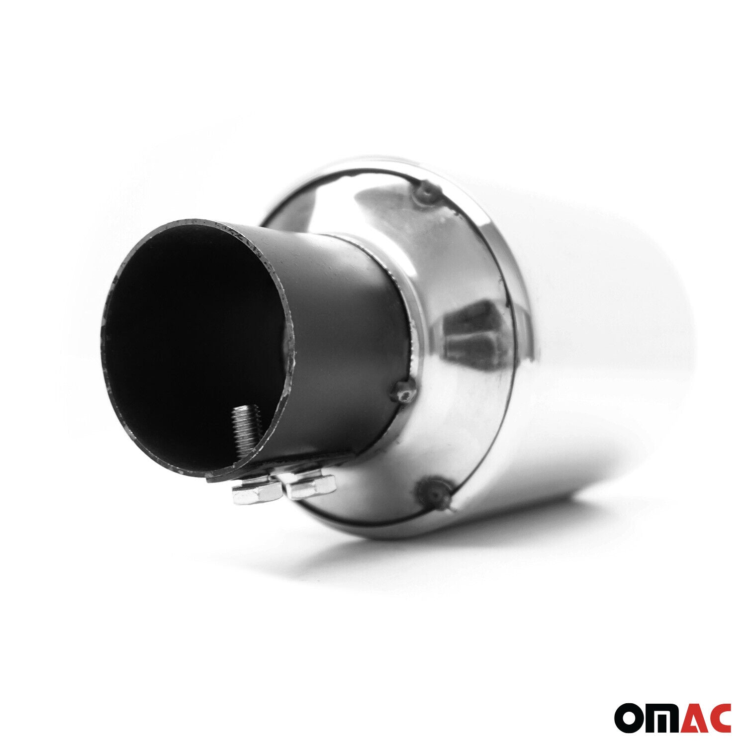 Auspuffblende Endrohr für Honda Civic 2011-2025 Edelstahl Chrom 60mm 1tlg OMAC DE