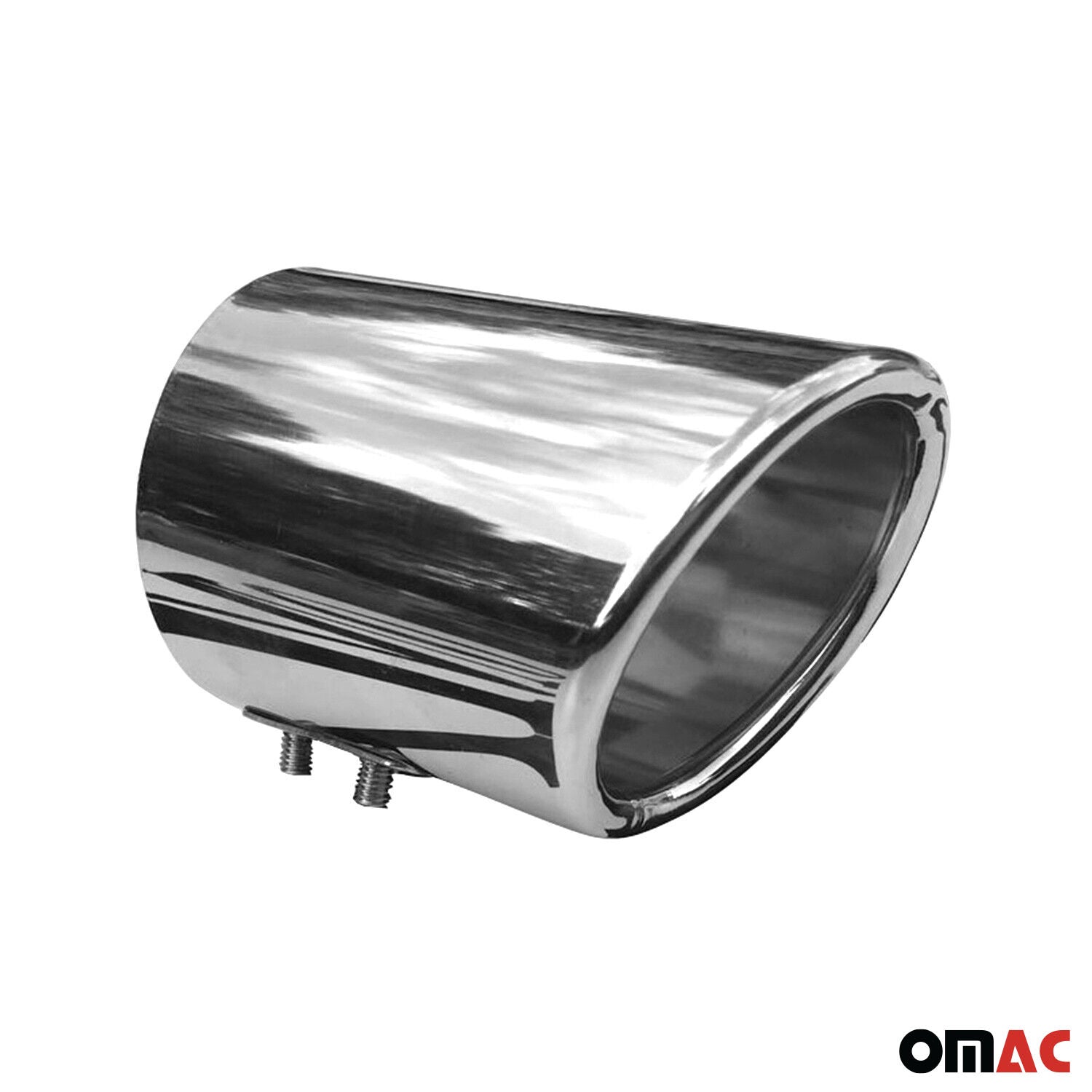 Auspuffblende Endrohr für VW Tiguan 2007-2025 Edelstahl Chrom 60mm 1tlg OMAC DE
