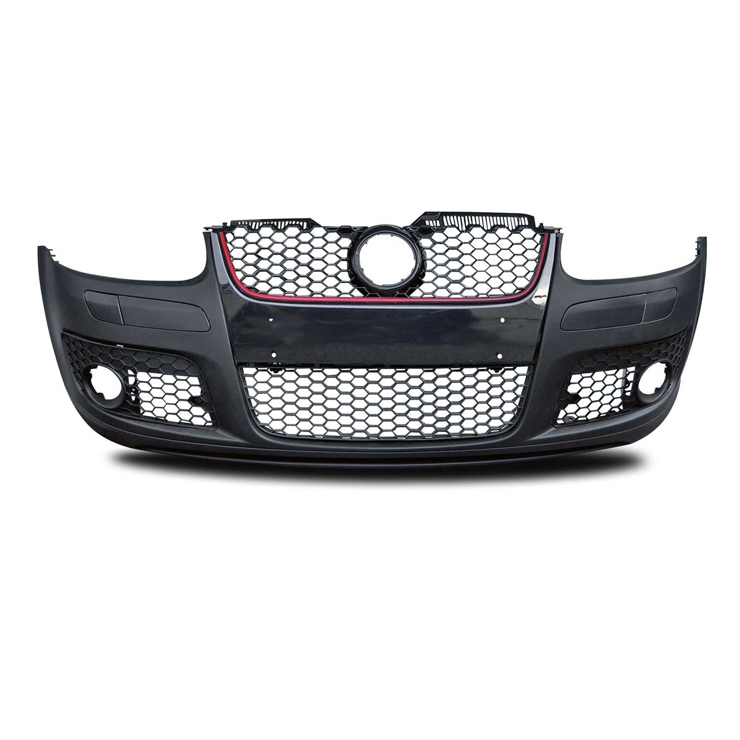 JOM Stoßstange für vorne Kühlergrill VW Golf MK5 2003-2008 Schwarz OMAC DE