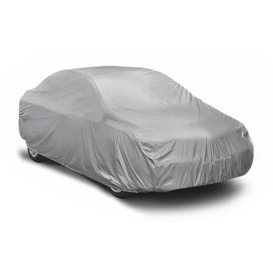 Auto Schutzhülle Vollgarage Autoabdeckung Universal Grau 460x172x148 OMAC DE