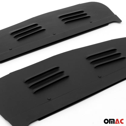 Lüftungsgitter Be & Entlüftung für Renault Trafic 3 2014-2024 Alu Schwarz 2x OMAC DE