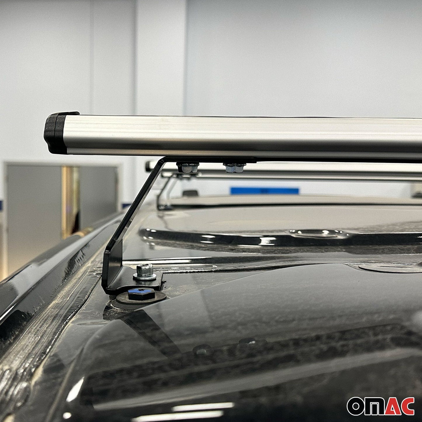 Dachträger Grundtäger für VW Transporter T7 2024-2025 75kg Alu Silber 3 tlg OMAC DE