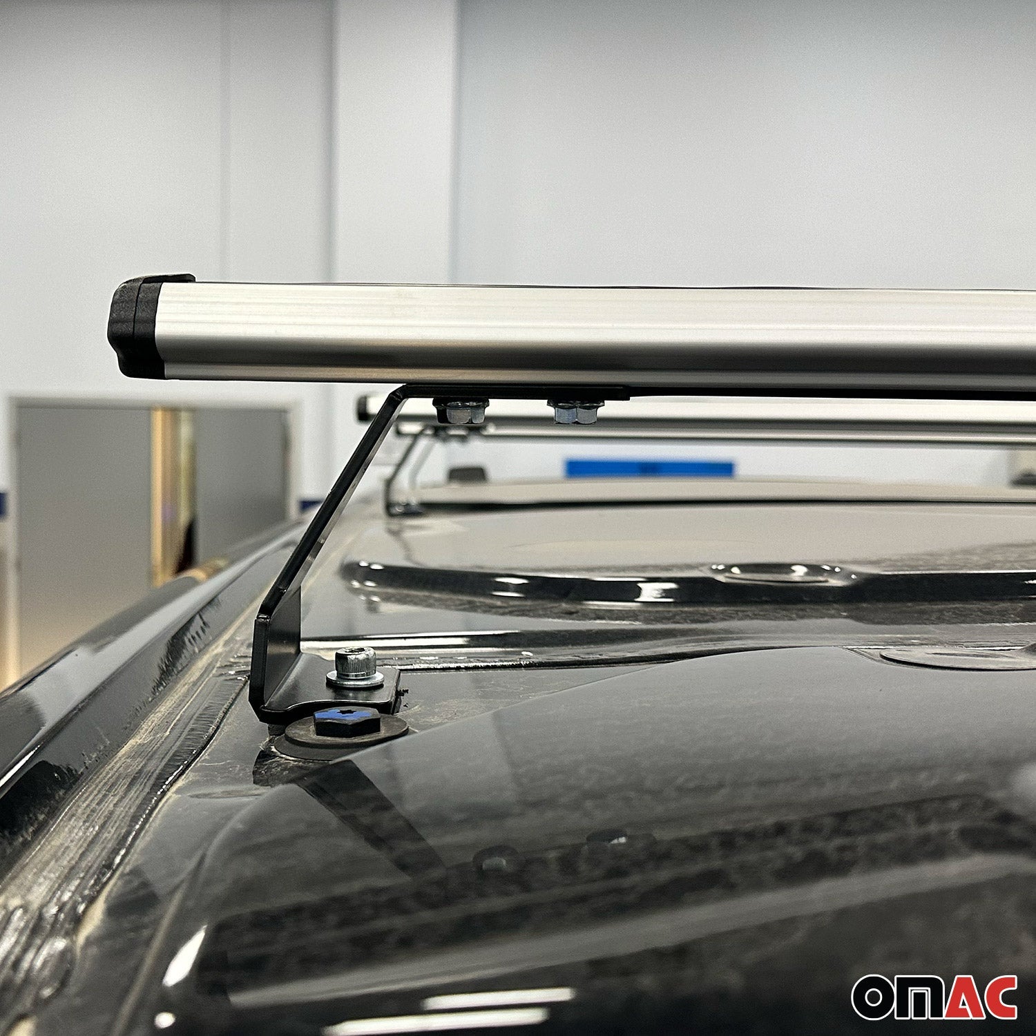 Dachträger Grundtäger für VW Transporter T7 2024-2025 75kg Alu Silber 3 tlg OMAC DE