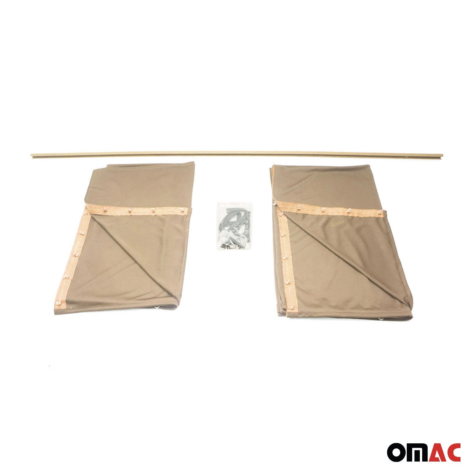 Autogardinen Fahrerhaus Maß Gardinen Camping Sonnenschutz Beige 130x180 OMAC DE