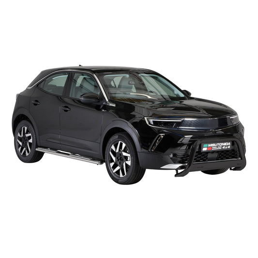 Frontbügel Frontschutzbügel für Opel Mokka 2012-2016 Schutz ø63mm Stahl Schwarz OMAC DE