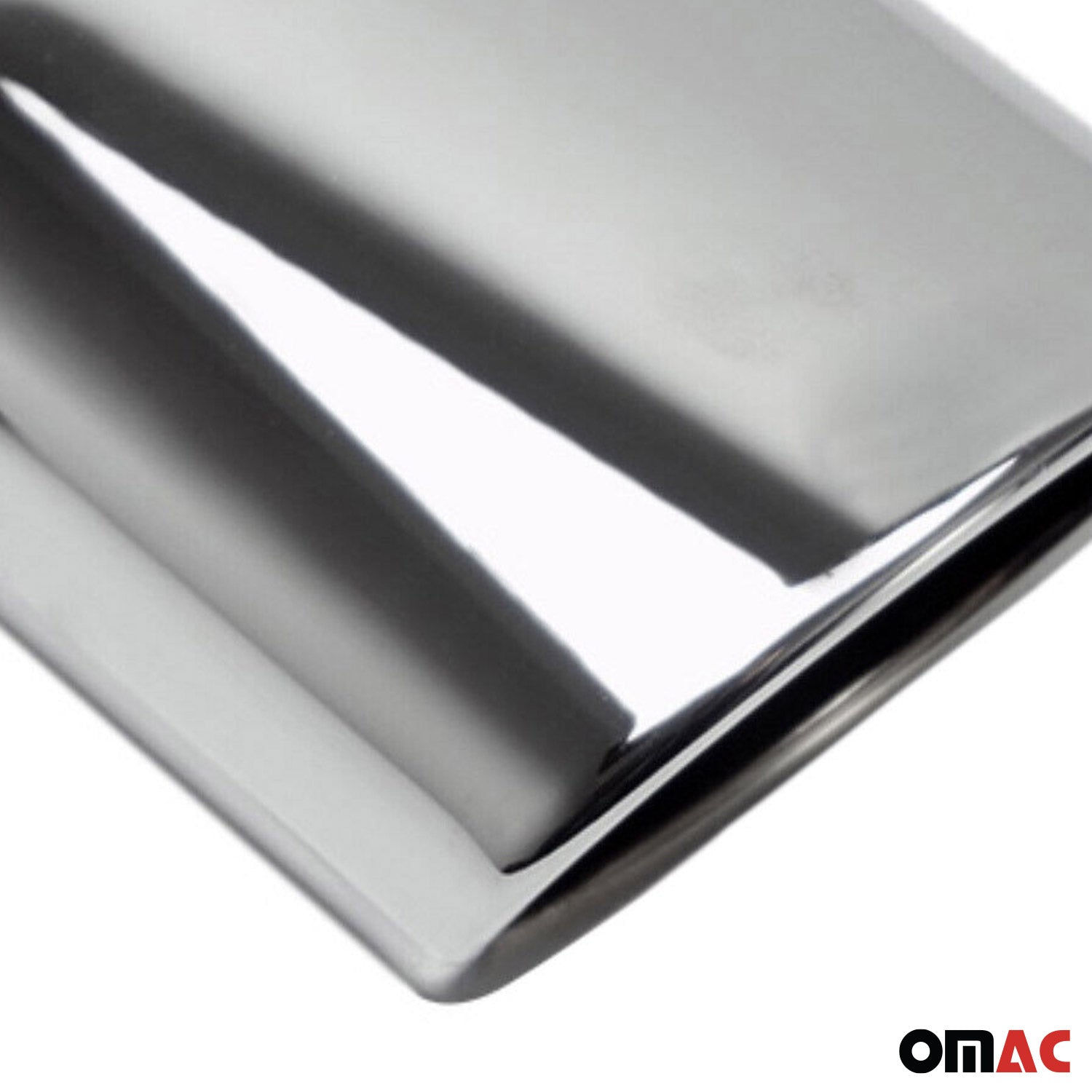 Auspuffblende Endrohr für Mercedes C Klasse CLC 1993-2024 Edelstahl Chrom 1tlg OMAC DE