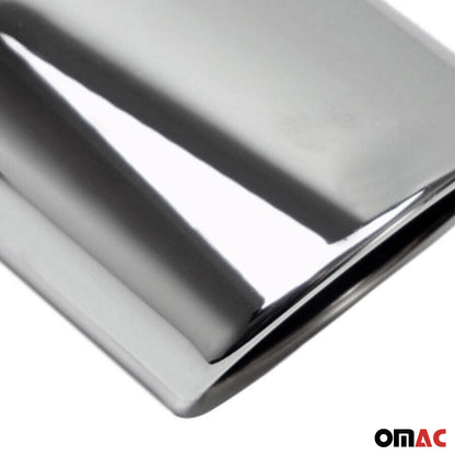 Auspuffblende Endrohr für Mercedes C Klasse CLC 1993-2024 Edelstahl Chrom 1tlg OMAC DE