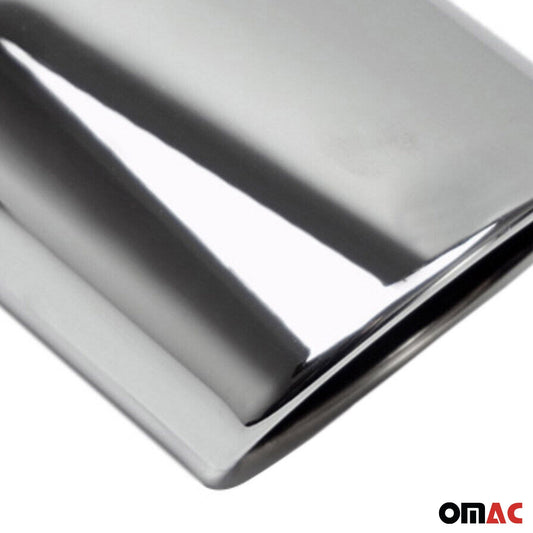 Auspuffblende Endrohr für Mercedes C Klasse CLC 1993-2024 Edelstahl Chrom 1tlg OMAC DE
