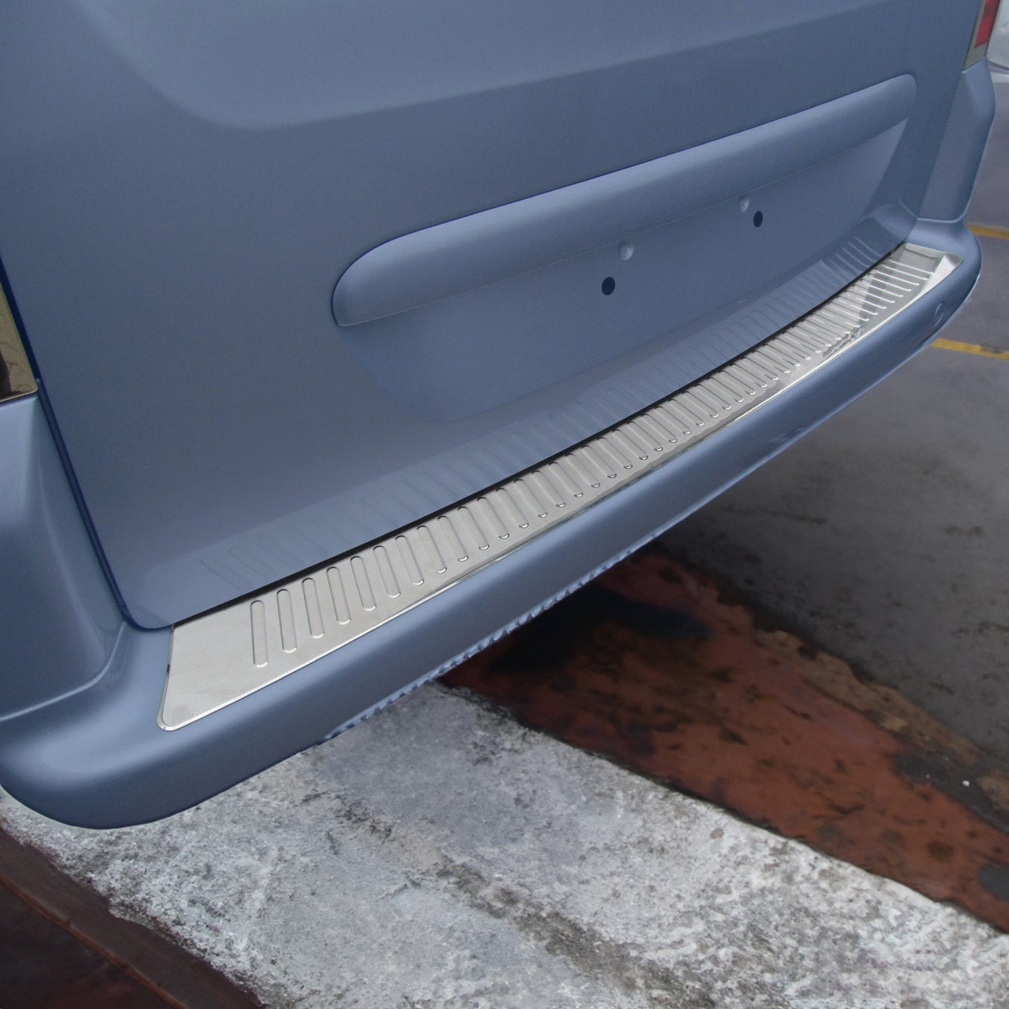 Ladekantenschutz Stoßtangen für Citroen Berlingo II 2008-2018 Chrom Edelstahl OMAC DE