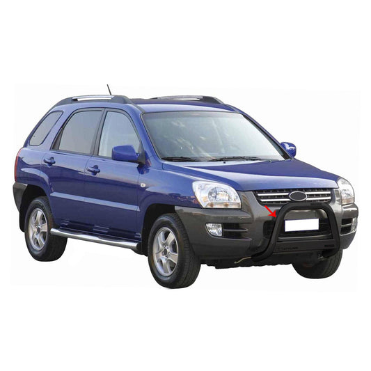 Frontbügel Frontschutzbügel für Kia Sportage 2004-2008 ø63mm Stahl Schwarz OMAC DE