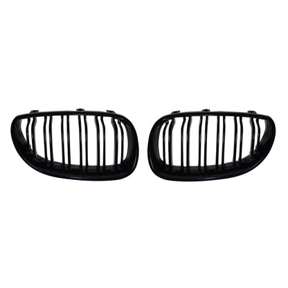 2004-2010 BMW 5er E60 M5 Limo Nieren Grill Kühlergrill Schwarz Glanz