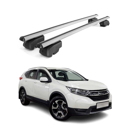 Dachträger Gepäckträger für Honda CR-V 2019-2023 Querträger ABE Alu Grau 2x OMAC DE