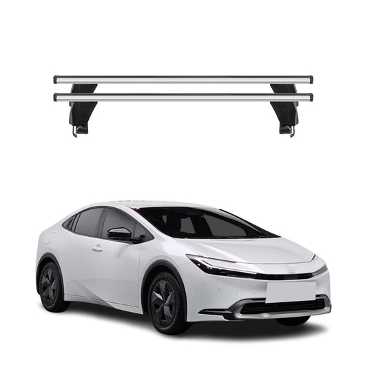 Menabo Dachträger Grundträger für Toyota Prius V 2022-2025 Alu Grau 2tlg OMAC DE