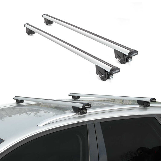 Dachträger Grundtäger für Audi A4 C6 Allroad 2004-2011 100kg Alu Silber 2x ABE OMAC DE