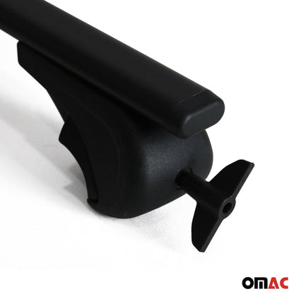 Dachträger für Mercedes E Klasse S212 T-Modell 2009-2016 75kg Metall Schwarz 2x OMAC DE