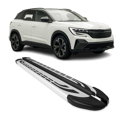 Trittbretter Seitenschweller für Renault Austral 2022-2025 Silber Aluminium 2x