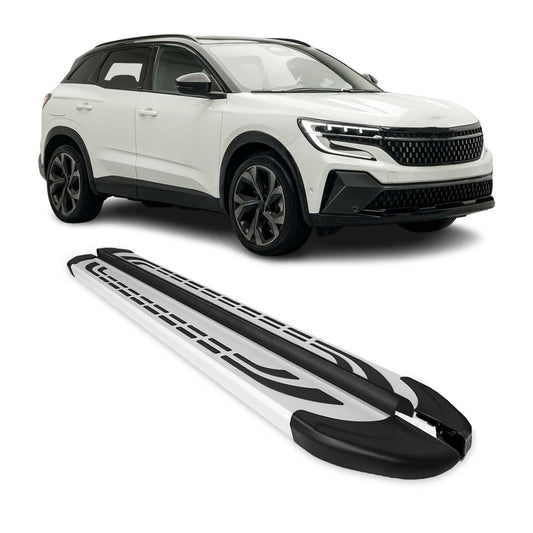 Trittbretter Seitenschweller für Renault Austral 2022-2025 Silber Aluminium 2x