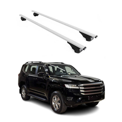 Dachträger Grundtäger für Toyota Land Cruiser J250 2023-2025 75kg Metall Grau 2x OMAC DE