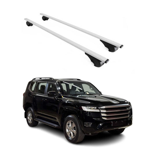 Dachträger Grundtäger für Toyota Land Cruiser J250 2023-2025 75kg Metall Grau 2x OMAC DE
