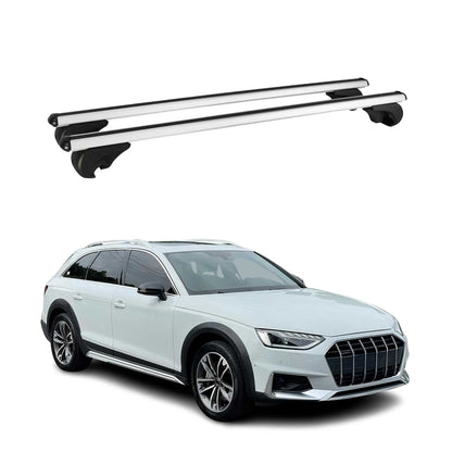 Dachträger Grundtäger für Audi A4 B9 Allroad 2016-2025 75kg Alu Silber 2 tlg OMAC DE