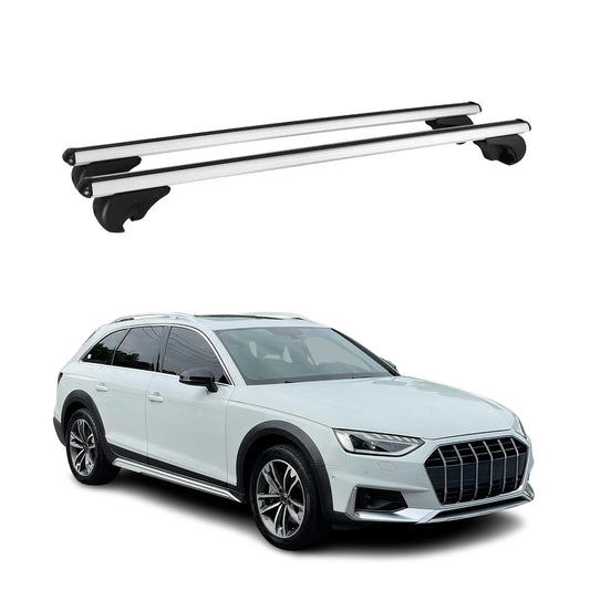 Dachträger Grundtäger für Audi A4 B9 Allroad 2016-2025 75kg Alu Silber 2 tlg OMAC DE