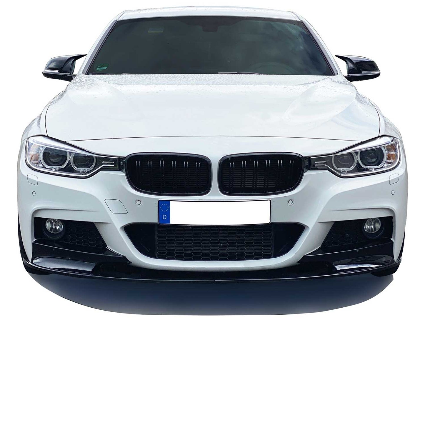 JOM Frontspoiler Lippe Stoßstange für BMW F30 F31 2011-2019 schwarz glänzend OMAC DE