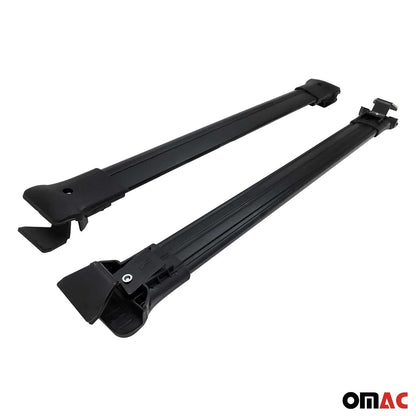Dachträger Gepäckträger für Dacia Duster 2010-13 Pre-FL Relingträger Alu Schwarz OMAC DE