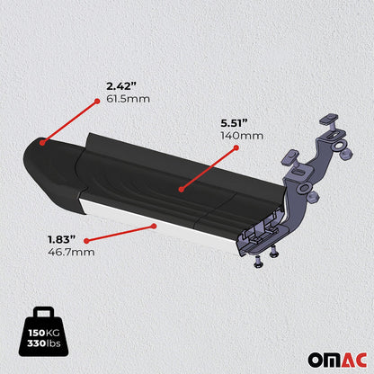 2023-2025 BYD Seal Trittbretter Seitenschweller Seitenbretter Aluminium Schwarz Silber OMAC DE