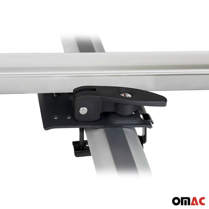 2x Menabo Fahrradträger Juza für Fahrrad bis 15kg ABE Alu Dachfahrradträger OMAC DE